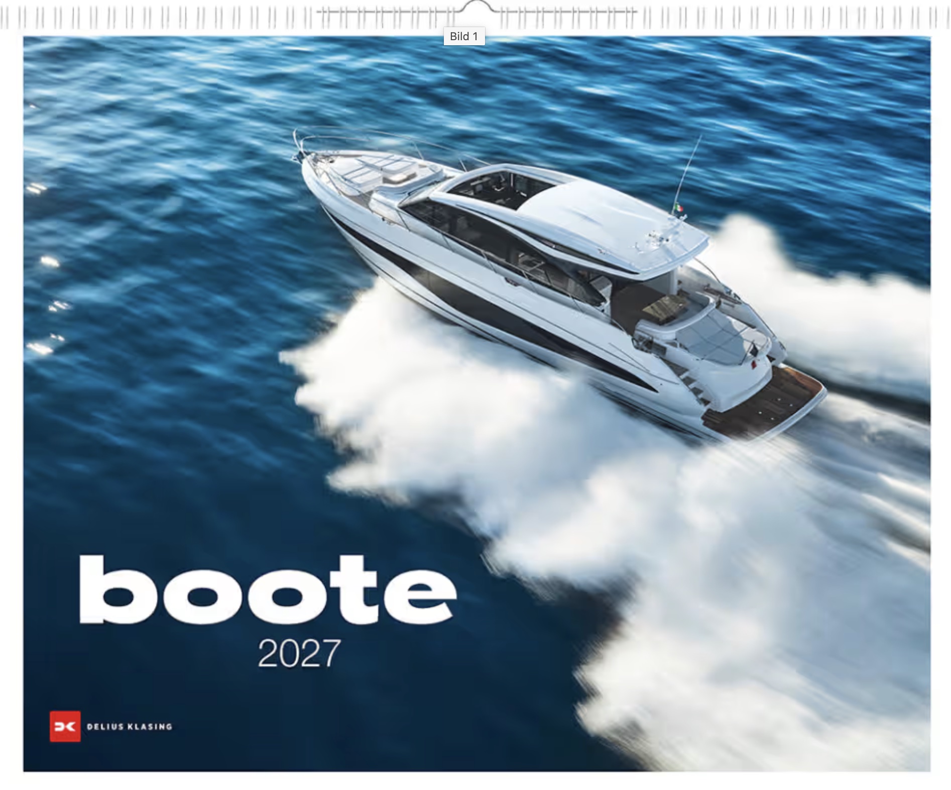 Boote Kalender 2027