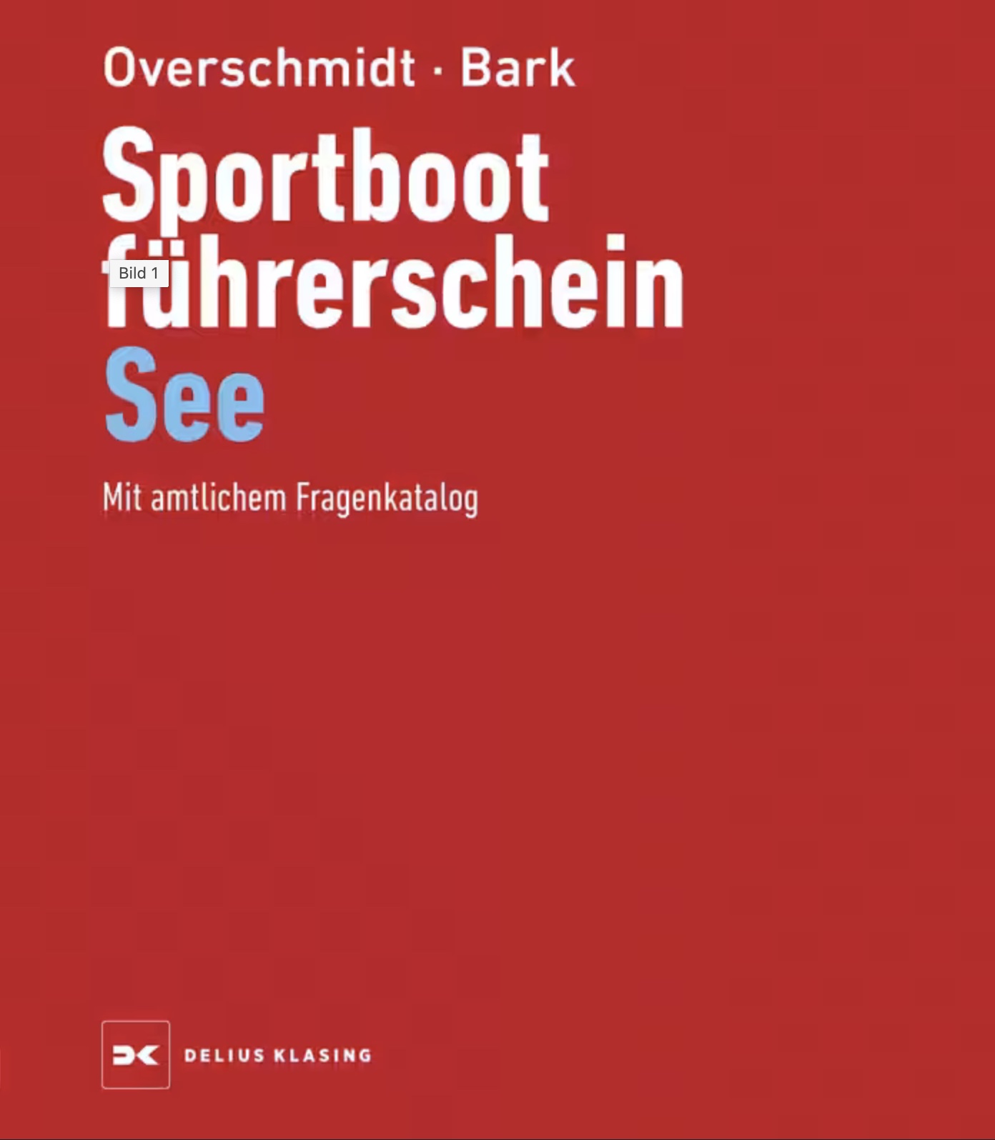 Lehrbuch Sportbootführerschein See
